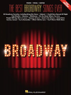 cover image of The Best Broadway Songs Ever  Songbook